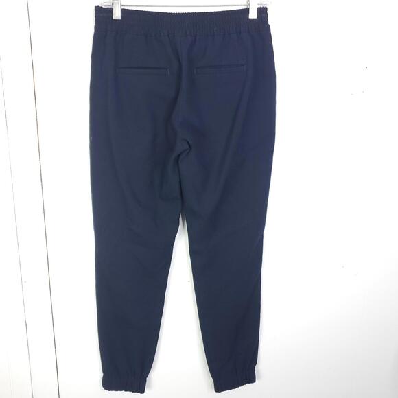 Banana Republic Pants WOmens 0 Joggers Pull On Zip Pockets Navy Casual Weekend - Picture 7 of 11